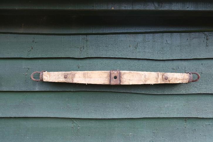 Groot Ossenjuk in originele staat, lengte 134 cm, KIJK NU!, Antiek en Kunst, Curiosa en Brocante, Ophalen