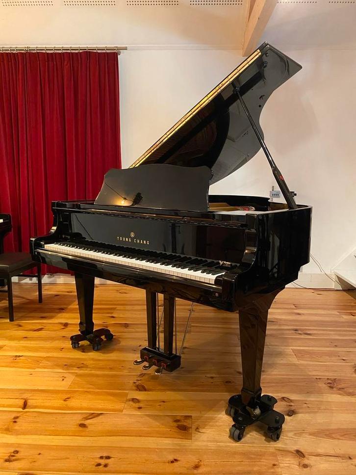 Young Chang G-185 Vleugel piano! Geweldige klank!, Muziek en Instrumenten, Piano's, Zo goed als nieuw, Vleugel, Zwart, Ophalen