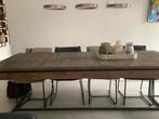 Riviera Maison uitschuifbare eettafel Shelter Island, Huis en Inrichting, Tafels | Eettafels, Ophalen, Gebruikt, Industrieel/landelijk