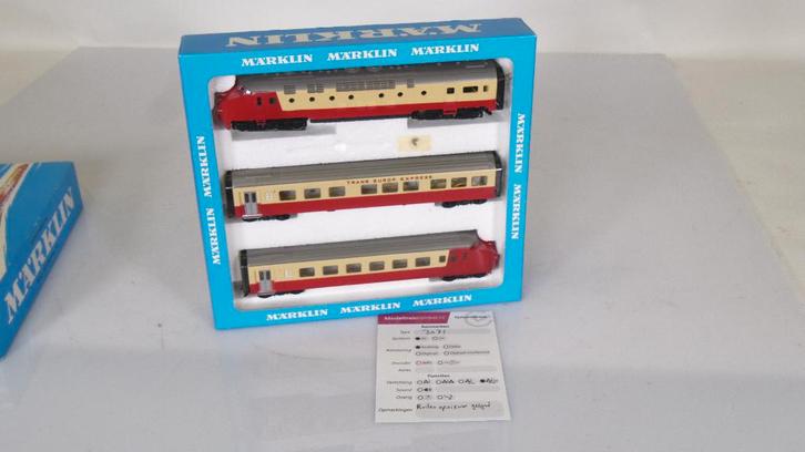 Märklin H0 3071 TEE Trans Europ Express treinstel, Hobby en Vrije tijd, Modeltreinen | H0, Nieuw, Treinset, Wisselstroom, Märklin