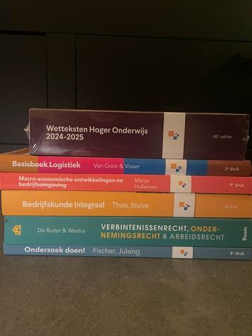 Bedrijfskunde studieboeken beschikbaar voor biedingen