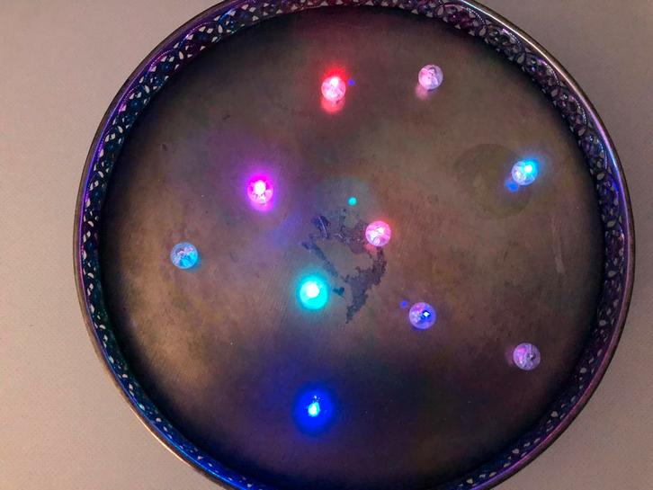 Ronde gekleurde LED ballentjes lampen ( 10 stuks ), Huis en Inrichting, Lampen | Overige, Nieuw, Ophalen of Verzenden