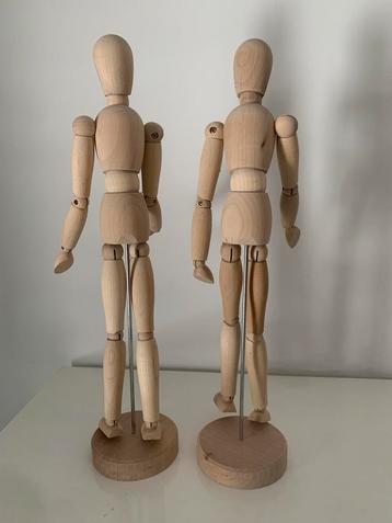 Houten poppen / Mannequins 33 cm van Ikea beschikbaar voor biedingen