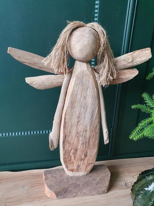 Houten engel groot, Diversen, Kerst, Nieuw, Ophalen of Verzenden