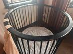 Ronde babybox - zwart 100cm diameter, Kinderen en Baby's, Boxen, Ophalen of Verzenden, Gebruikt, Rond, In hoogte verstelbaar