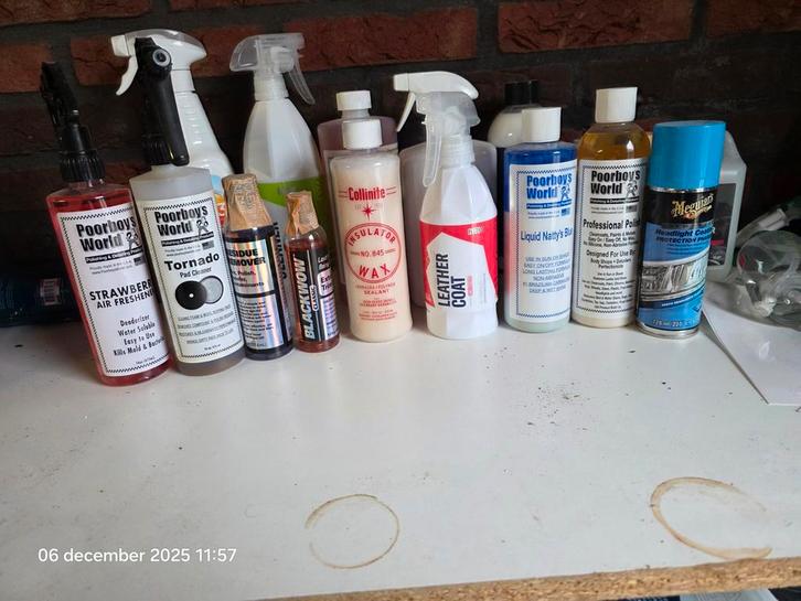 Auto schoonmaakspullen set, Auto diversen, Onderhoudsmiddelen, Ophalen of Verzenden