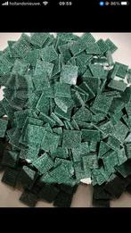 Mozaiek steentjes donkergroen 2 cm 500 gram, Ophalen of Verzenden, Zo goed als nieuw, Materiaal