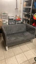 Grijze Ikea bank, Ophalen, Tweepersoons, 75 tot 100 cm, Zo goed als nieuw