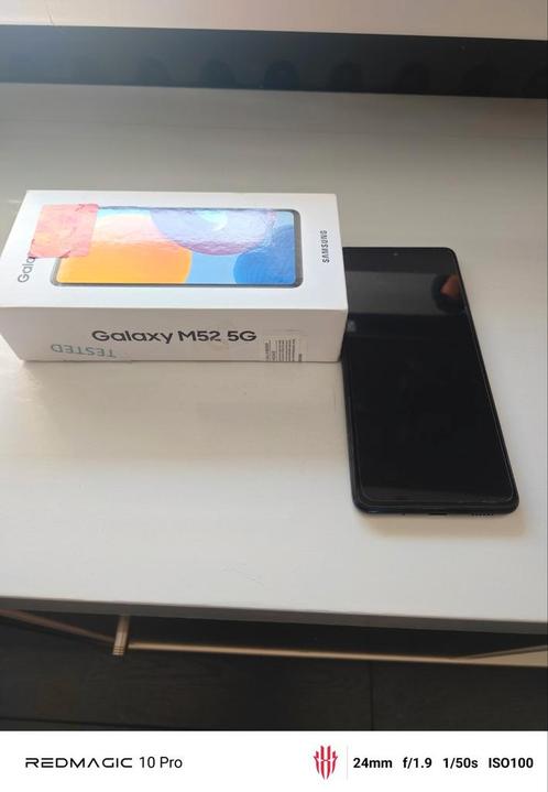 Samsung Galaxy M52 5G, Telecommunicatie, Mobiele telefoons | Samsung, Zo goed als nieuw, Overige modellen, 128 GB, Touchscreen