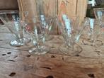 16 Zeer zeldzame kristallen borrel cocktail likeur glazen., Verzamelen, Glas en Borrelglaasjes, Ophalen of Verzenden