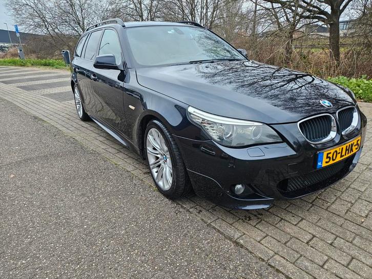 BMW 5 Serie E61 | M-Pakket, leer, HUD, Android auto etc |, Auto's, BMW, Bedrijf, 5-Serie, ABS, Airbags, Airconditioning, Alarm