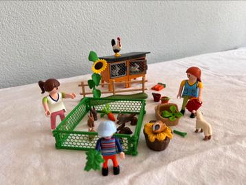 Playmobil country 5123 konijnenverzorging compleet met extra beschikbaar voor biedingen