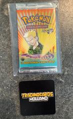 Pokemon 1st Edition Gym Heroes Booster Pack Factory Sealed, Ophalen of Verzenden, Nieuw, Booster