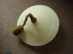 hanglamp lamp licht woonkamer antiek studio glas sfeer, Ophalen, Gebruikt, 50 tot 75 cm, Grootmoederstijd