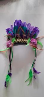 Veren hoofdtooi - Kostuum Accessoire, Maat 38/40 (M), Carnaval, Nieuw, Ophalen of Verzenden