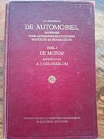 De automobiel.Deel 1 De motor., Ophalen of Verzenden