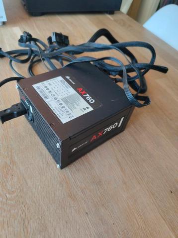 Corsair AX760 Voeding beschikbaar voor biedingen