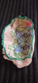 Schelpornament bloemen, Verzenden, Zo goed als nieuw