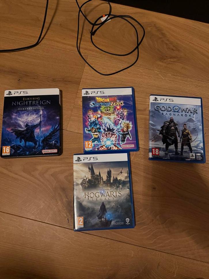 PS5 Games - Elden Ring, Dragon Ball, God of War, Hogwarts, Spelcomputers en Games, Games | Pc, Gebruikt, Role Playing Game (Rpg)