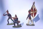 3 nette oude gekleurde tinnen soldaatjes., Verzamelen, Militaria | Algemeen, Ophalen of Verzenden, Landmacht, Nederland, Miniatuur of Beeldje