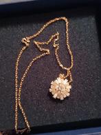 Swarovski ketting necklace, Sieraden, Tassen en Uiterlijk, Kettingen, Ophalen of Verzenden, Zo goed als nieuw, Goud