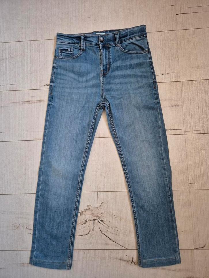Blauwe SLIM jeans mt 140/146 (KIABI), Kinderen en Baby's, Kinderkleding | Maat 140, Zo goed als nieuw, Jongen, Broek, Ophalen