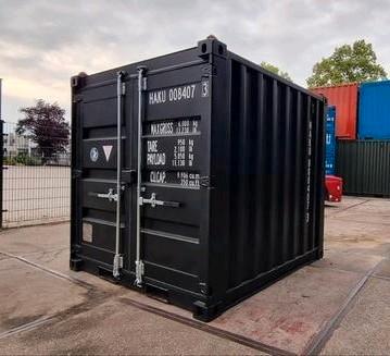 ‼️ 8ft containers zeecontainer opslagcontainer zwart ‼️, Zakelijke goederen, Machines en Bouw | Keten en Containers, Ophalen of Verzenden