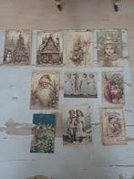 Brocante handgemaakte kerst kaarten Set 4, Antiek en Kunst, Curiosa en Brocante, Ophalen of Verzenden