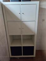 Vakkenkast IKEA met deurtjes en open vakken, Huis en Inrichting, Ophalen, Gebruikt, 100 tot 150 cm, 50 tot 100 cm