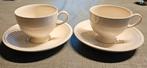 Wedgewood , 2 identieke kop en schotels, Huis en Inrichting, Keuken | Servies, Nieuw, Ophalen of Verzenden, Wedgwood, Kop(pen) en/of Schotel(s)