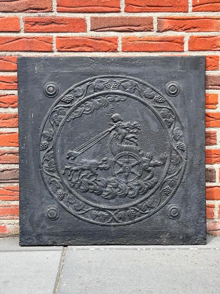 Haardplaten " Apollo ", Antiek en Kunst, Curiosa en Brocante, Ophalen