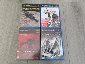 PS2 FPS games  beschikbaar voor biedingen