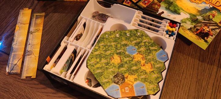 3D insert voor De zoektocht naar El Dorado met uitbreidingen, Hobby en Vrije tijd, Gezelschapsspellen | Bordspellen, Nieuw, Een of twee spelers