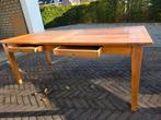 Eettafel teak hout, Huis en Inrichting, Tafels | Eettafels, Ophalen, Gebruikt, 200 cm of meer, 50 tot 100 cm