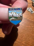 Vintage Seefeld Tirol Speldje, Verzamelen, Speldjes, Pins en Buttons, Ophalen of Verzenden, Gebruikt, Stad of Land, Speldje of Pin
