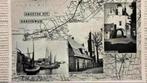 Harderwijk 3 luik landkaart Hierden Nunspeet 1959, Ophalen of Verzenden, 1940 tot 1960, Gelderland