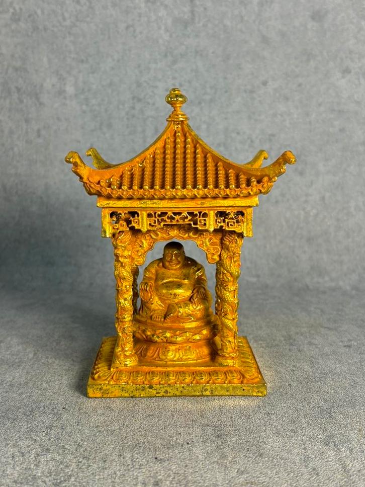 Happy Boeddha in tempel China, Antiek en Kunst, Kunst | Niet-Westerse kunst, Ophalen of Verzenden