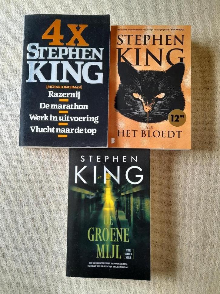 Verschillende boeken Stephen King, Boeken, Thrillers, Gelezen, Ophalen