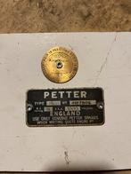 Petter stationaire motor typeplaatjes lister, Ophalen, Zo goed als nieuw