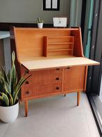 Prachtige vintage teakhouten secretaire, Ophalen, Zo goed als nieuw, Midcentury