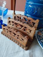Vintage kaartenhouder hout, Antiek en Kunst, Ophalen of Verzenden