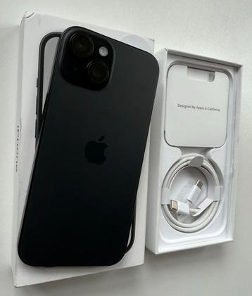iPhone 15 128GB Zwart | Krasvrij | Batterij 100% | Garantie beschikbaar voor biedingen