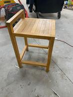 Eikenhouten Barkruk - Robuust & Stijlvol, Ophalen, Gebruikt, 60 tot 90 cm, 1 kruk