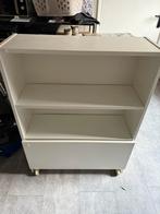 BILLY Boekenkast met lade wit 80x30x106 cm, Gebruikt, 200 cm of meer, 25 tot 50 cm, 50 tot 100 cm