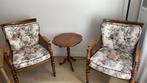 Twee Fauteuils en Tafeltje, Huis en Inrichting, Fauteuils, Ophalen, Gebruikt, Hout, Louis Seize