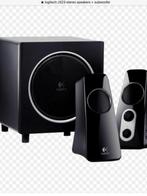 Logitech 2.1 stereo speakerset met subwoofer., Computers en Software, Pc speakers, Ophalen of Verzenden, Zo goed als nieuw, Audiokanaal 2.1