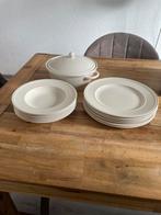 ❤️ Wedgwood Windsor 6 dinerborden, 6 diepe borden dekschaal, Huis en Inrichting, Keuken | Servies, Ophalen, Zo goed als nieuw