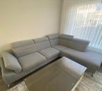 Grijze L-bank, Huis en Inrichting, Banken | Bankstellen, Ophalen, 250 tot 300 cm, Hoekbank, 75 tot 100 cm