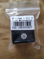 Moissanite 1,5 Krt ronde briljant met GRA cerificaat., Sieraden, Tassen en Uiterlijk, Edelstenen, Ophalen of Verzenden, Nieuw