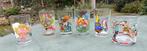 Vintage glazen Snoopy Peter Pan Maja Bij Smurfen Asterix GT4, Verzamelen, Ophalen of Verzenden, Gebruikt, Overige typen